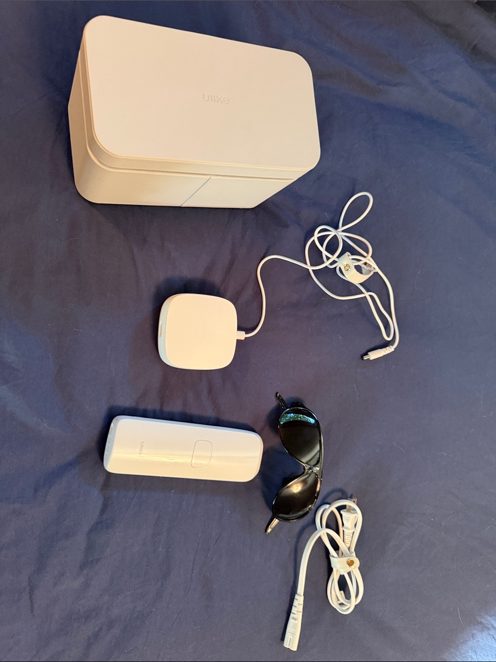 Ulike White Home IPL Hair Removal Device with Charging Dock